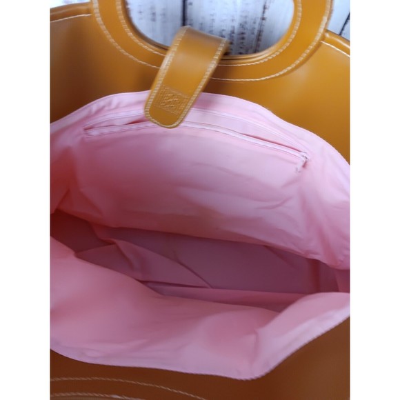 Liz Clairiborne Tote Bag BORA BORA Large Fabric & Faux Leather Hand  Purse - Picture 7 of 9